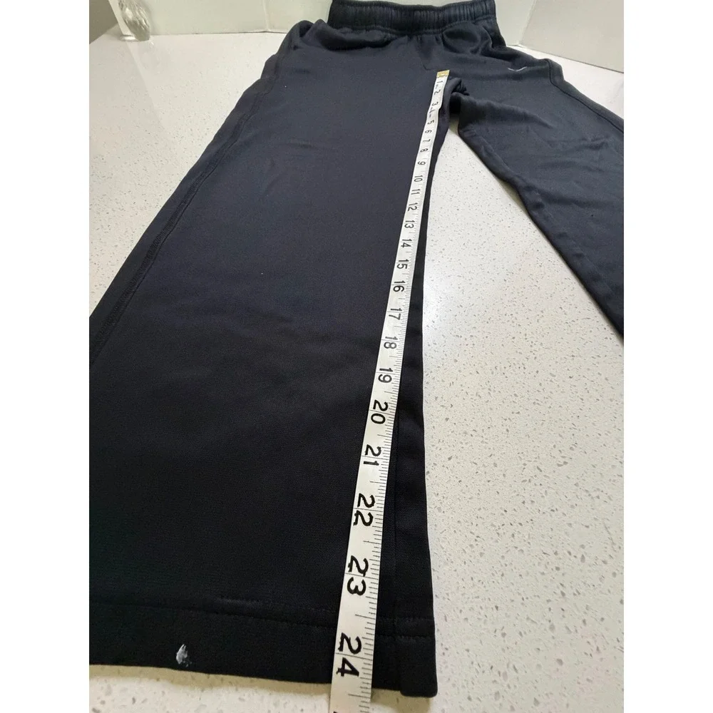 Nike Therma-FIT Black Wide Leg Sweatpants Boys XL Fleece Lined Athletic Pants